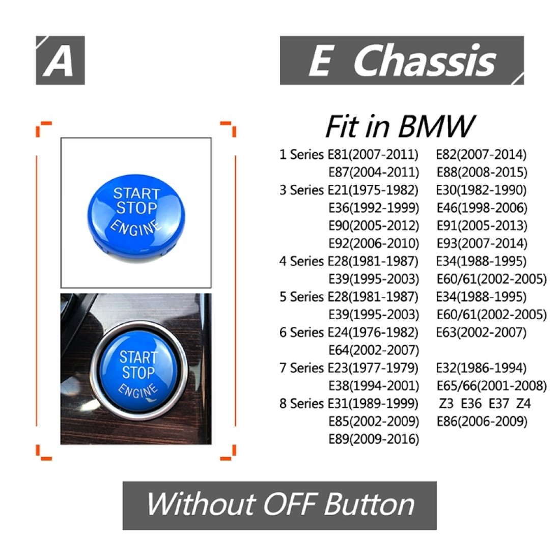 Limit Discounts For BMW E90 Chassis Car Engine Start Key Push Button Cover