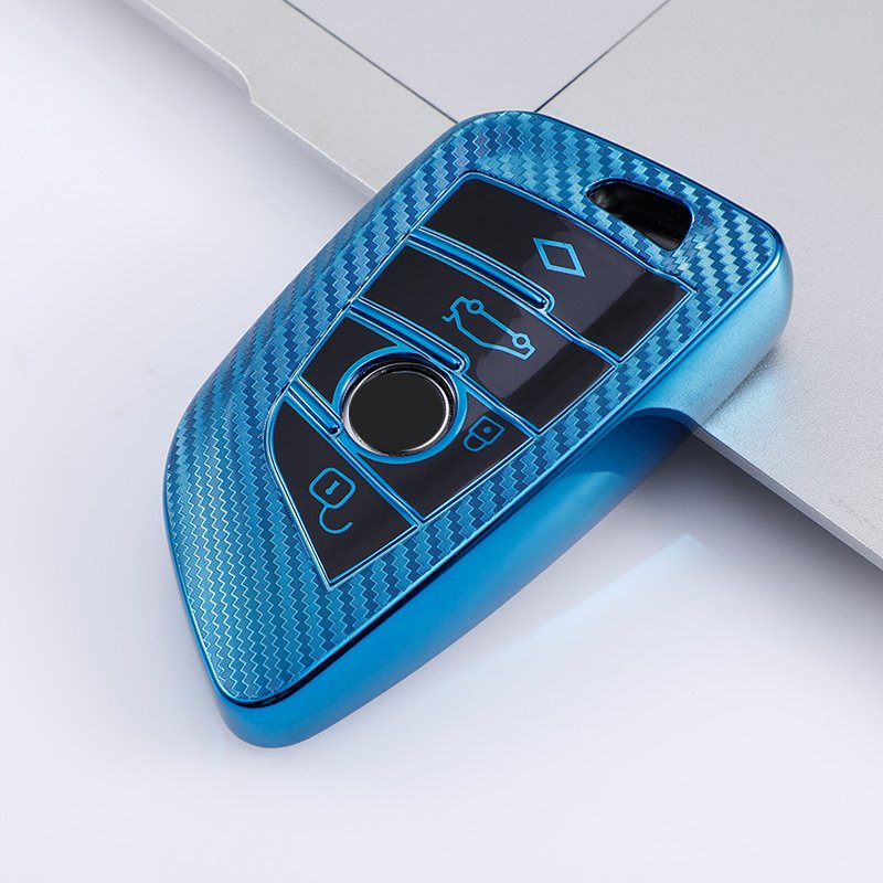 High Quality Car key Accessories New Design Superior Raw Material car key case, Carbon Fiber Car Key Case Cover For BMW F30 X3
