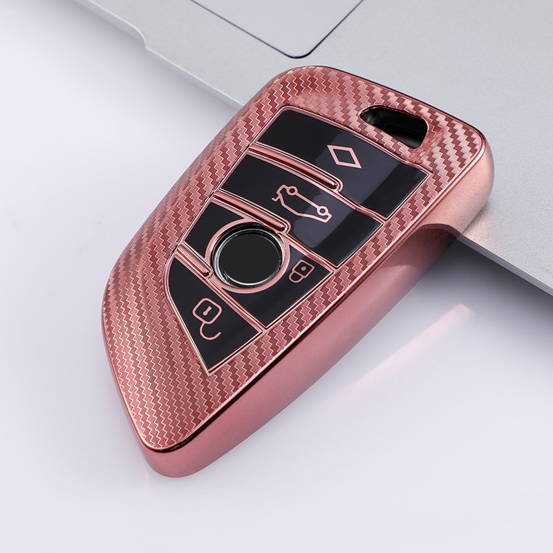 High Quality Car key Accessories New Design Superior Raw Material car key case, Carbon Fiber Car Key Case Cover For BMW F30 X3