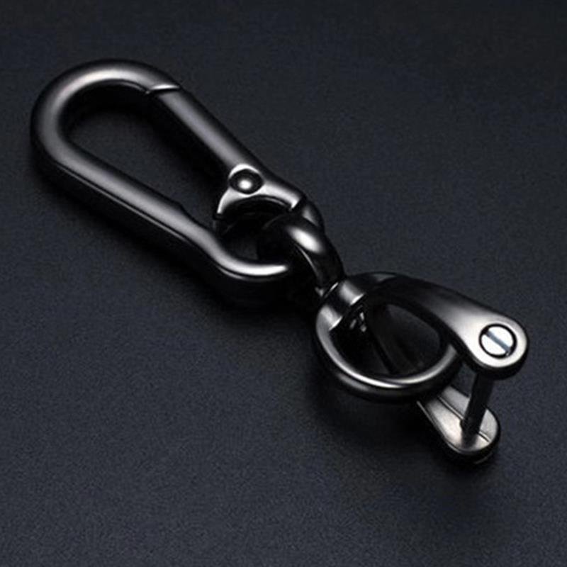 Car key metal fob 3 pieces three sets of car accessories keychain men and women simple metal keychain