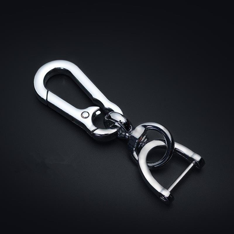 Car key metal fob 3 pieces three sets of car accessories keychain men and women simple metal keychain