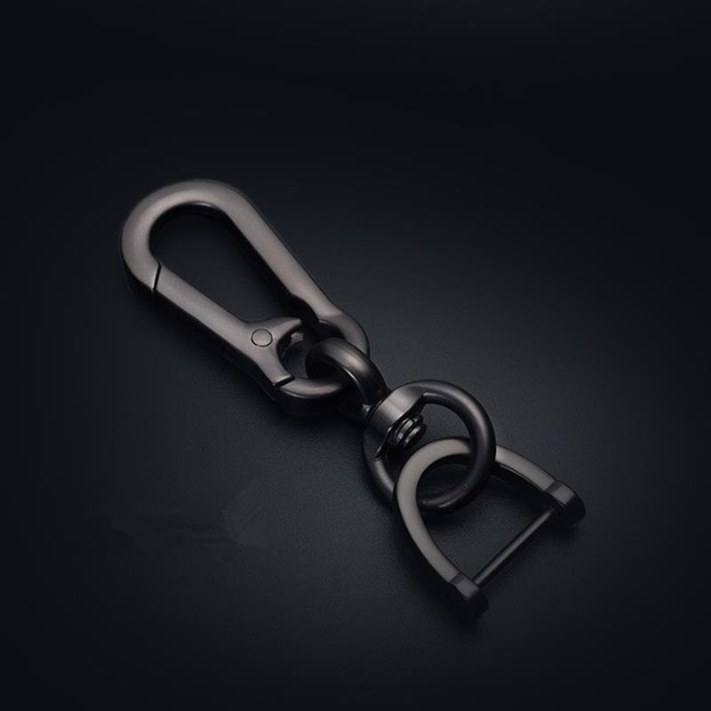 Car key metal fob 3 pieces three sets of car accessories keychain men and women simple metal keychain
