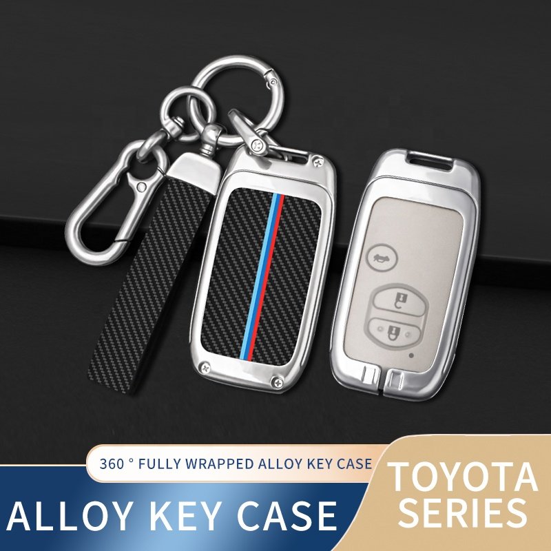 For Toyota Zinc Alloy Alcantara Case Key Caver For Toyota Leather 2024 Car Key Protection Cover