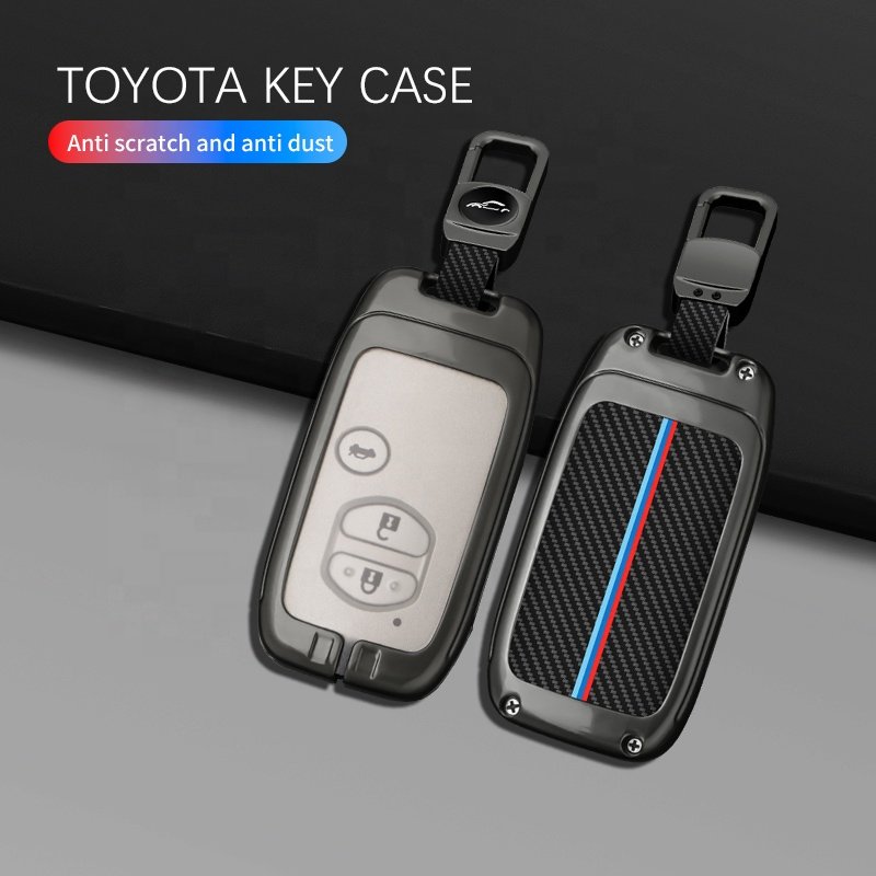 For Toyota Zinc Alloy Alcantara Case Key Caver For Toyota Leather 2024 Car Key Protection Cover