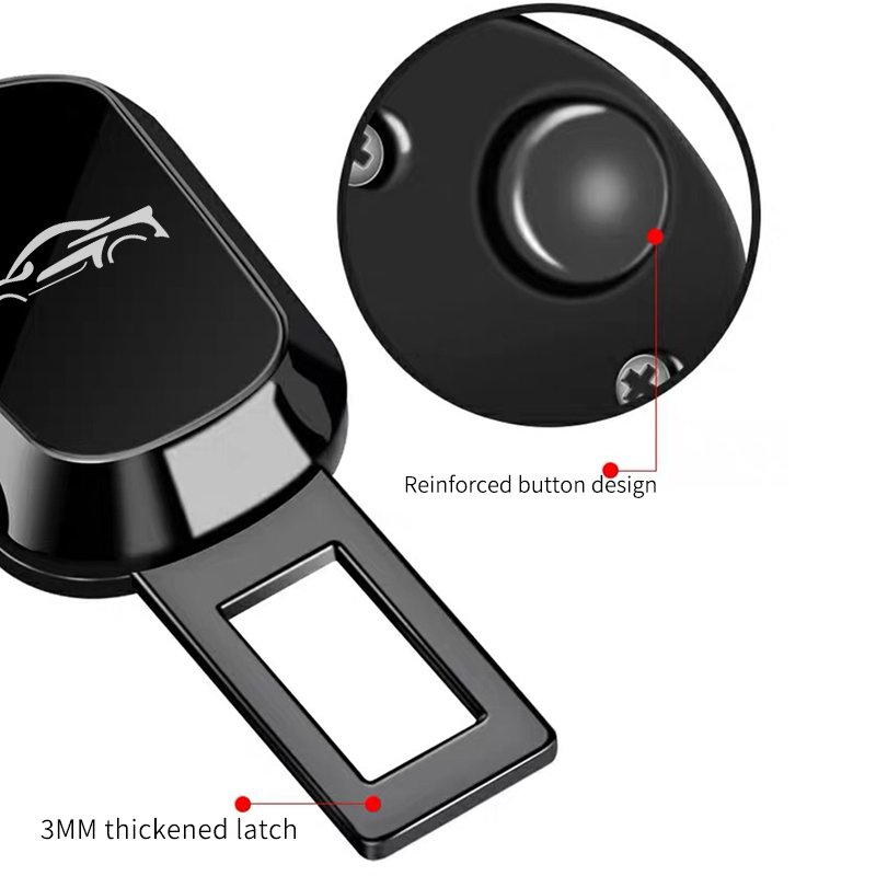 Universal model Car Seat Belt Extender Car Safety Plugs Full Logo Metal Plugs Extension car accessories