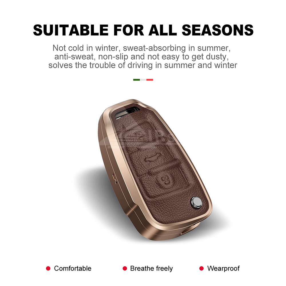 Hot Sell Aluminum Alloy Car Remote Smart Key Cover Case Shell For Audi A1 A3 A4 A5 A6 A7 A8 Car Accessories Metal Key Cover