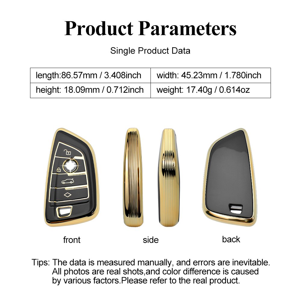 New 2022 Fashionable Design Automotive Accessories Interior TPU Car Key Case Cover For BMW Key Cover