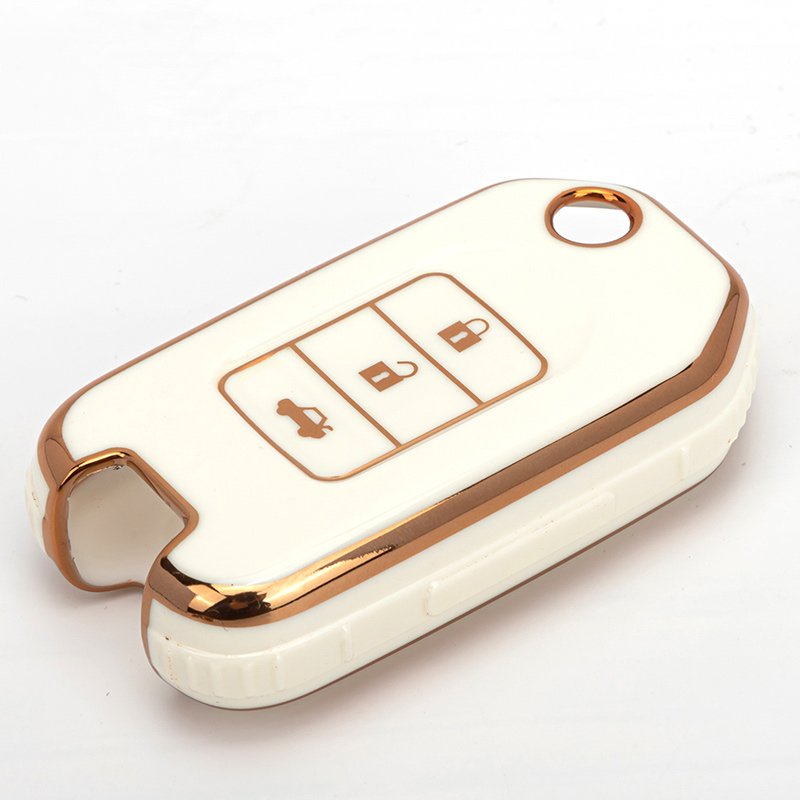 High quality Fashion 3-button Soft TPU Car Key Cover Auto Smart Key Case for Honda