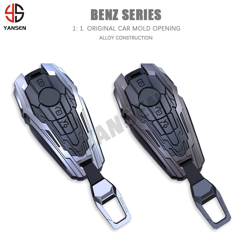 Car Remote Key Case Cover Shell Fob For Mercedes Benz A C E S G Class GLC CLE CLA GLB GLS W177 W205 W213 W222 X167 AMG