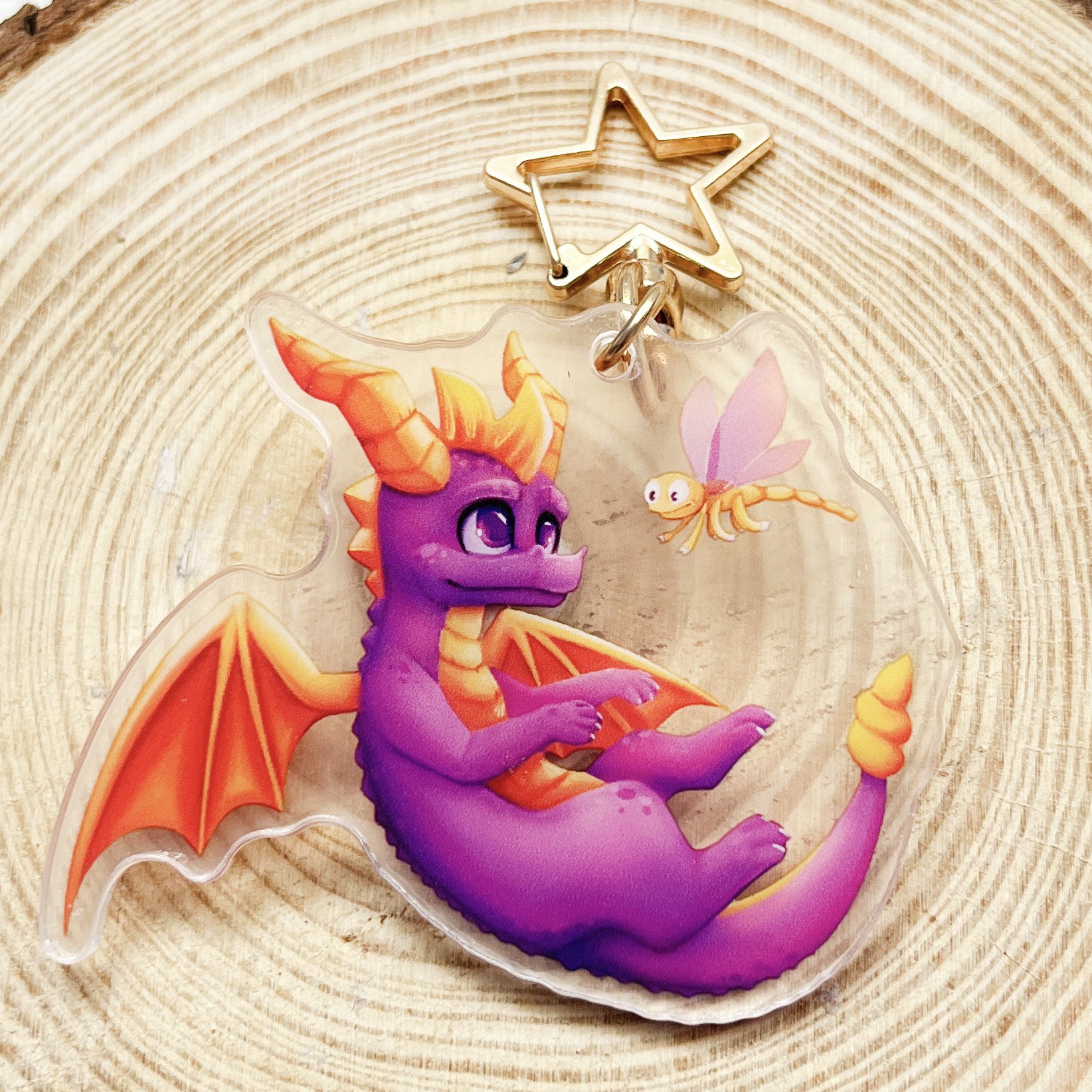 Custom Printed Key Chain Customizable Keyrings Tag Anime Charm Sublimation Souvenirs Acrylic Keychain