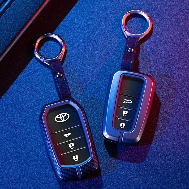 For Toyota Camry Mark X RAV-4 PRADO COROLLA HIGHLANDER 2 3 Buttons Keyless Hight quality Galvanized Alloy Car Key Cover Case