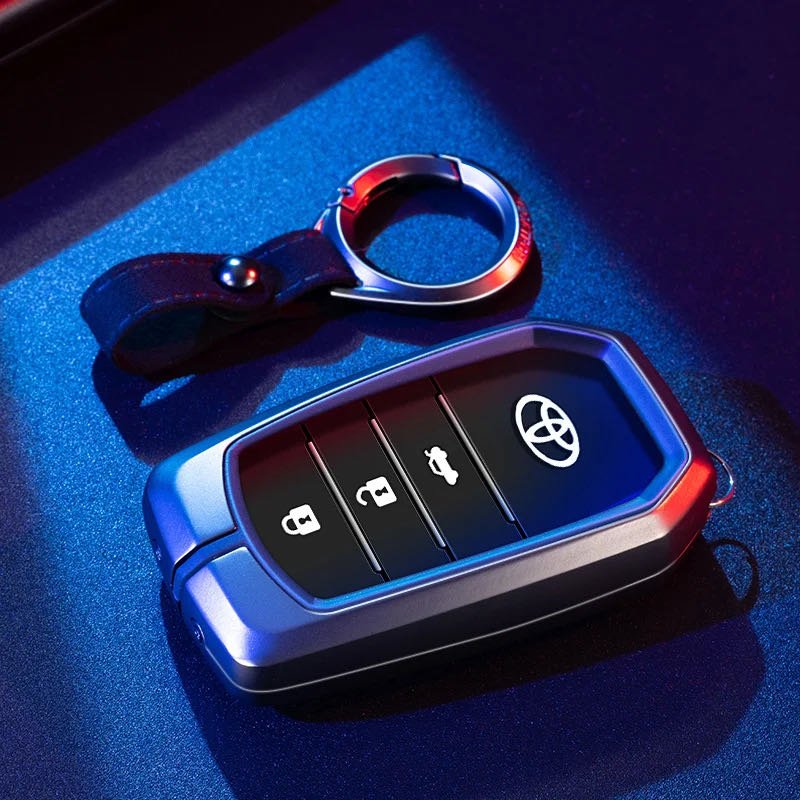 For Toyota Camry Mark X RAV-4 PRADO COROLLA HIGHLANDER 2 3 Buttons Keyless Hight quality Galvanized Alloy Car Key Cover Case