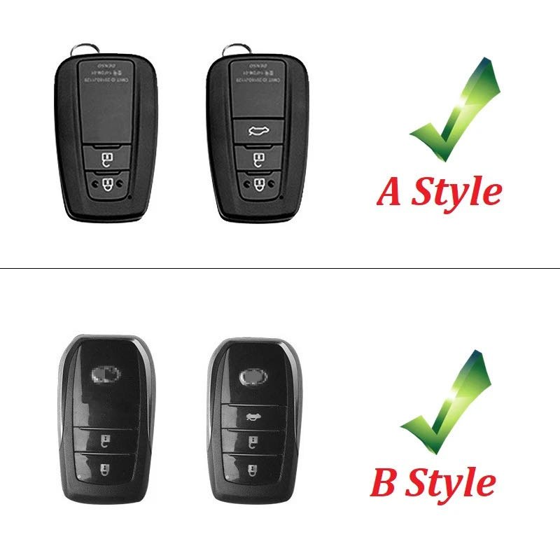 For Toyota Camry Mark X RAV-4 PRADO COROLLA HIGHLANDER 2 3 Buttons Keyless Hight quality Galvanized Alloy Car Key Cover Case