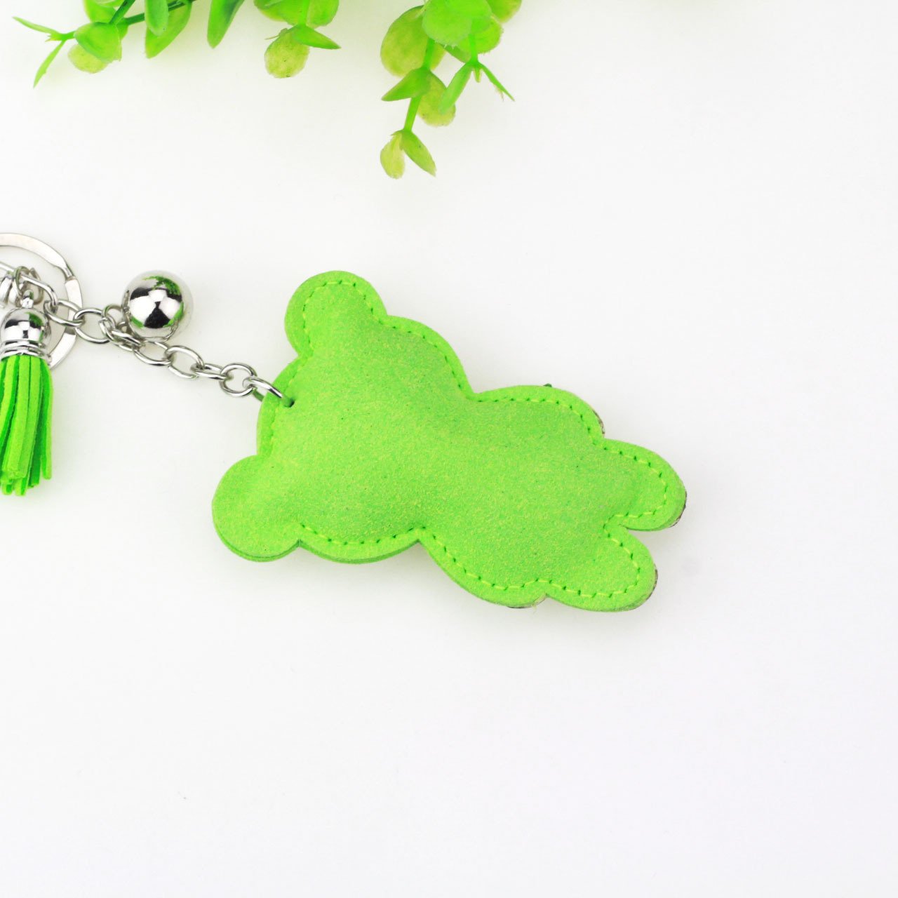 New Fashion Jewelry Cute Crystal bear Wallet Car Key Chains Metal Full Rhinestone Bear Keychains For Women