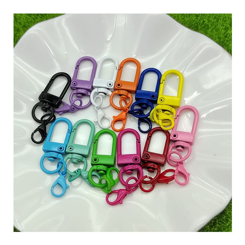 High Grade Men's Business Style Gold Plated Waist Hanging Car Keychain Keyring Holder Car Pendant Key Accessories Gift