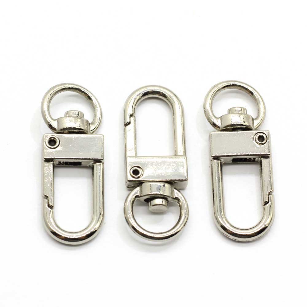 High Grade Men's Business Style Gold Plated Waist Hanging Car Keychain Keyring Holder Car Pendant Key Accessories Gift