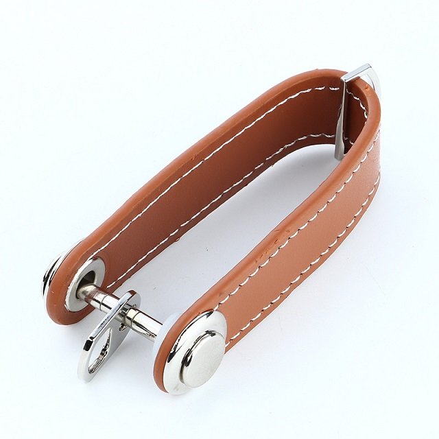 Colors Fashion Business Gift Leather Key Chain Men Women Car Key Strap Waist Wallet KeyChains Keyrings PU Leather Keychain