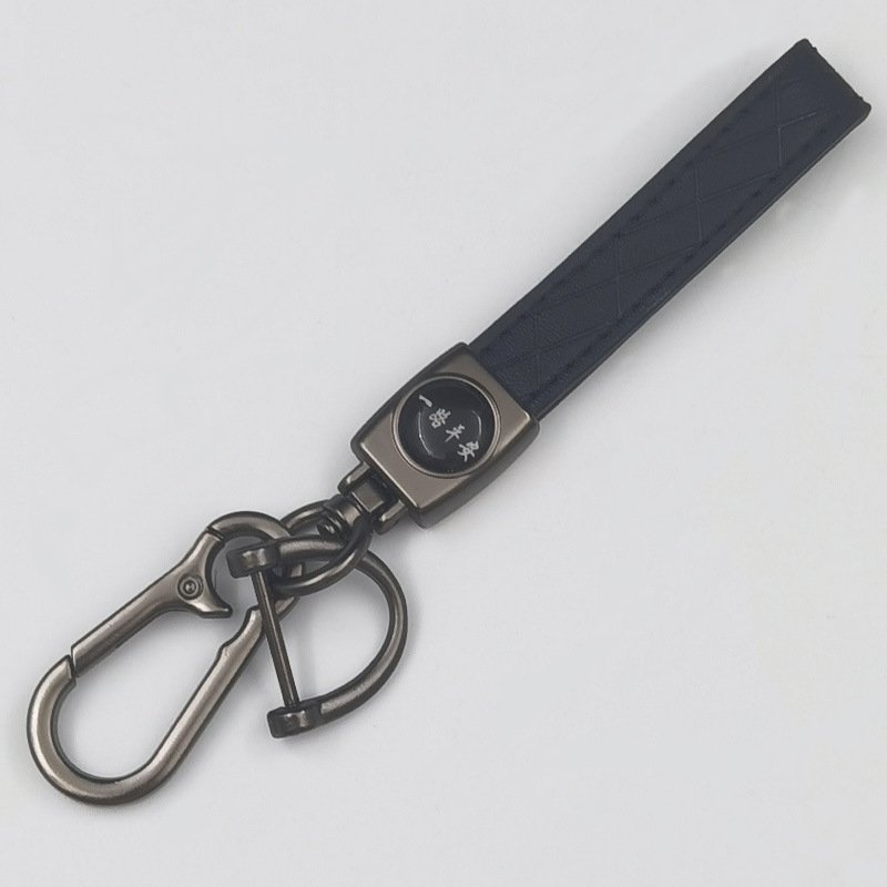 Car key chain pendant creative car logo diamond leather key chain shell accessories gift wholesale