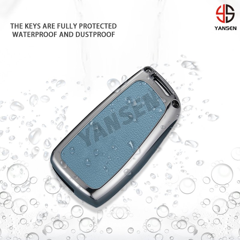 Alloy Leather Car Remote Key Case For Nissan Qashqai Sunny NV200 J11 Pulsar C13 Juke X-Trail T32 Micra