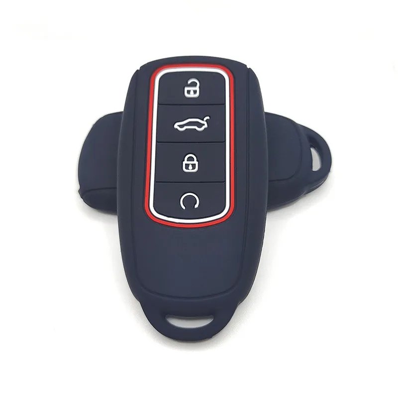 Silicone Car Key Case Cover For Chery Tiggo 7 8 Pro 8 PLUS Arrizo 5 Protection Shell Keychain Skin Holder Accessories