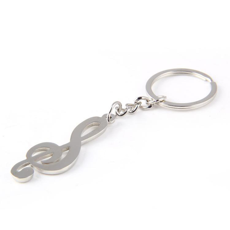 Creative gifts, musical symbols, men's and women's car bag accessories key ring