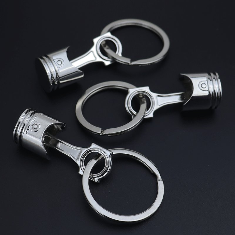 2022 Customized LOGO Creative Gift Metal Turbocharger Gear Wheel Brake Disc Shock Absorber Auto Parts Keychain