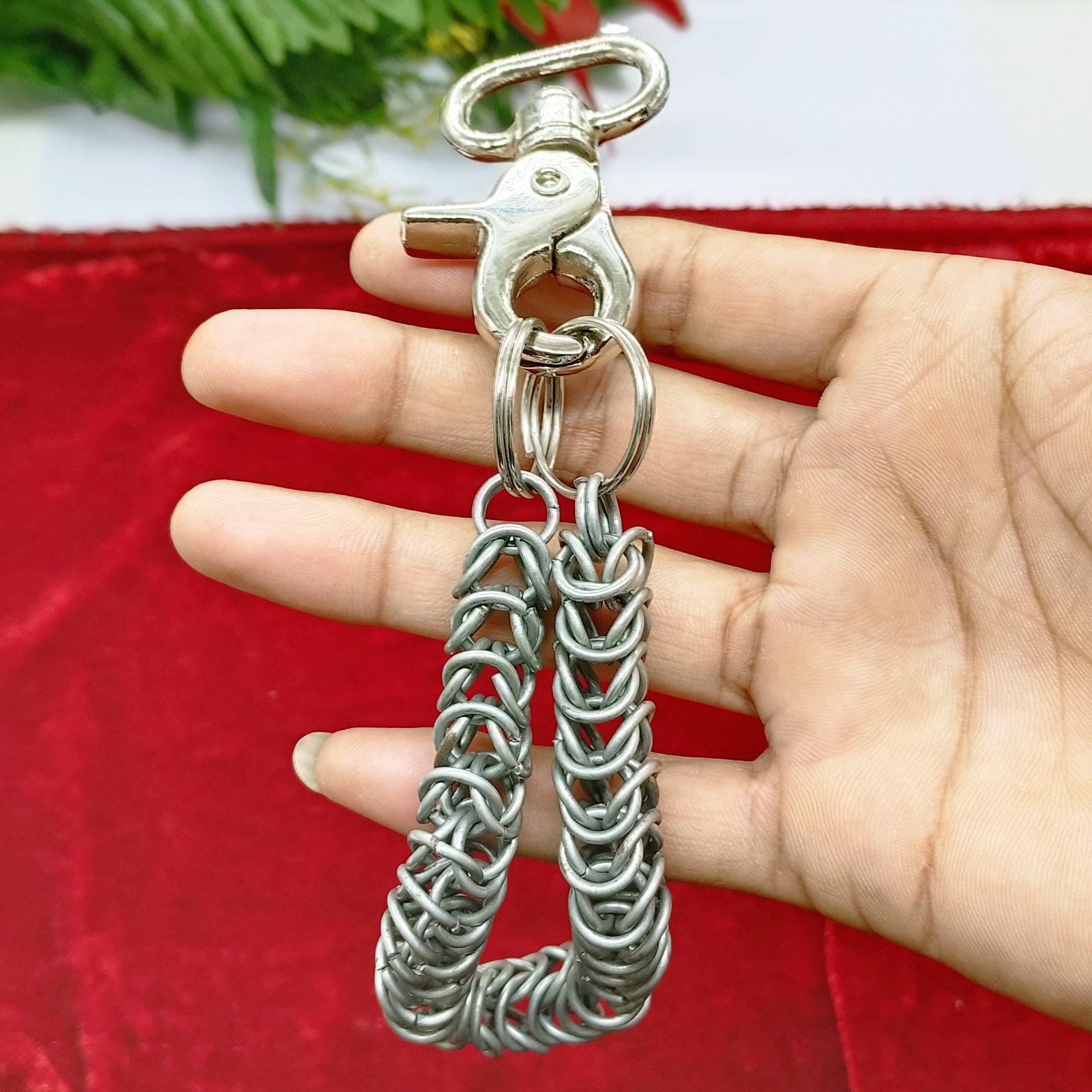 Premium Stainless Steel Keychain Durable, Rust-Resistant Key Ring For Multiple Keys And Accessories Original Indian Factory