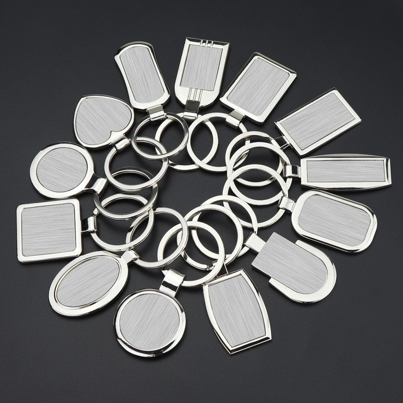 Wholesale Custom Metal Aluminium Plain Picture Sublimation Keychains To Sublimate