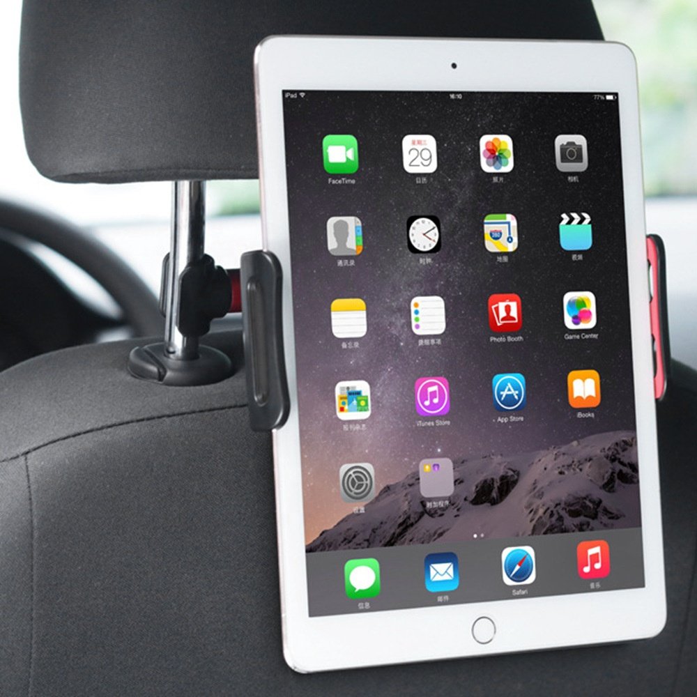 Universal 4-11 inch Phone PC Stand Back Auto Seat Headrest Bracket Accessories For iPhone X8 iPad Mini 1 2 3 4 tablet car mount