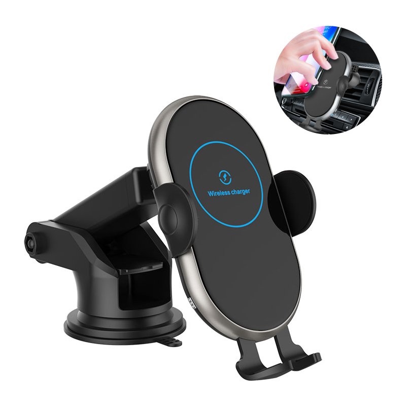 Wireless Car Charger 15W Fast Auto Clamping Car Charger Phone Holder fit for iPhone 15 14 13 12 11 Pro Max Samsung S23 S22 S21