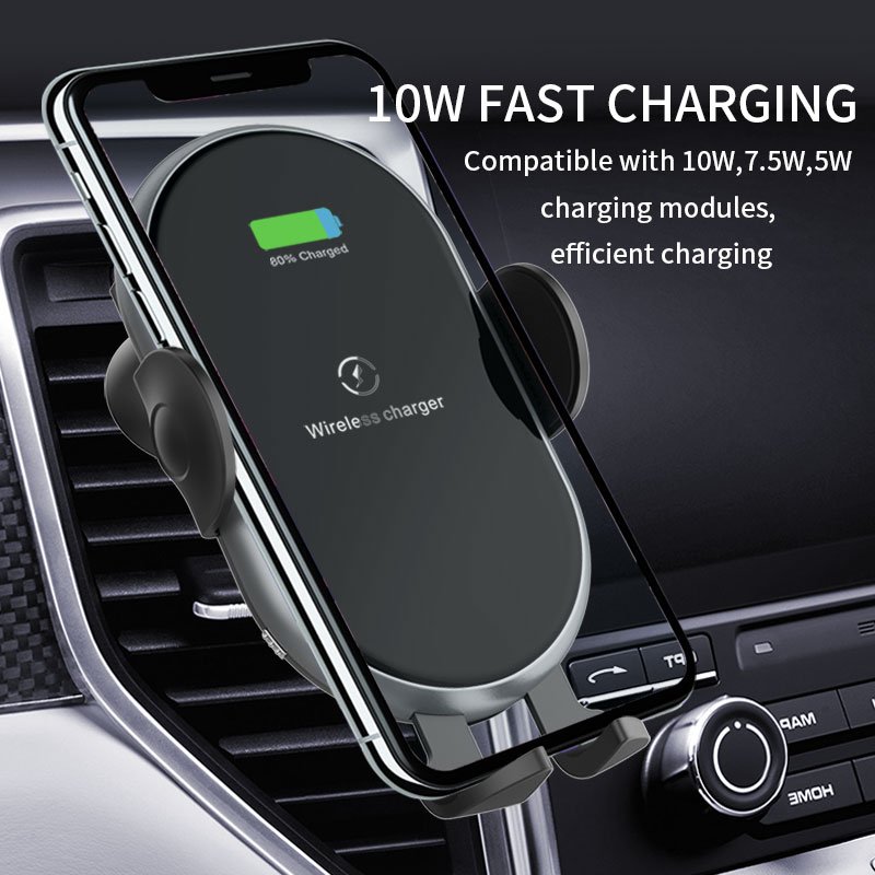 Wireless Car Charger 15W Fast Auto Clamping Car Charger Phone Holder fit for iPhone 15 14 13 12 11 Pro Max Samsung S23 S22 S21
