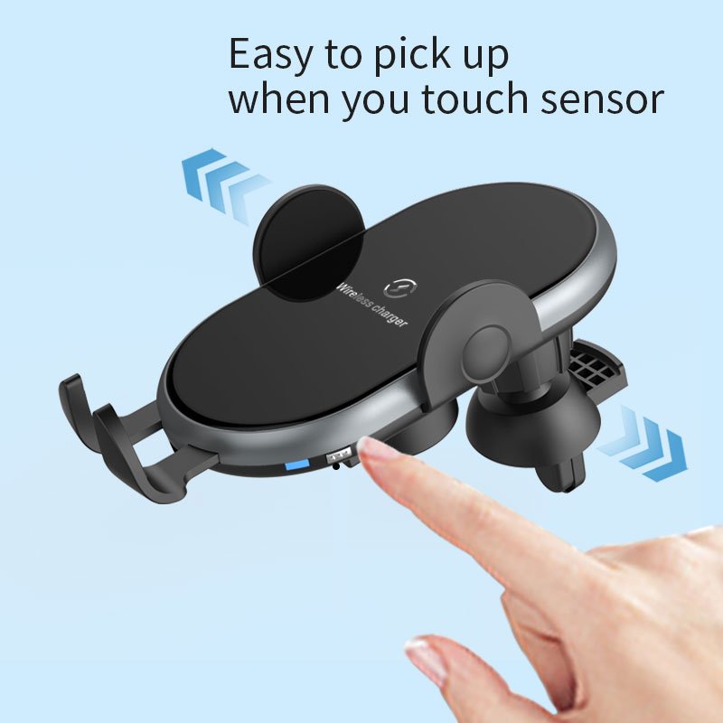 Wireless Car Charger 15W Fast Auto Clamping Car Charger Phone Holder fit for iPhone 15 14 13 12 11 Pro Max Samsung S23 S22 S21