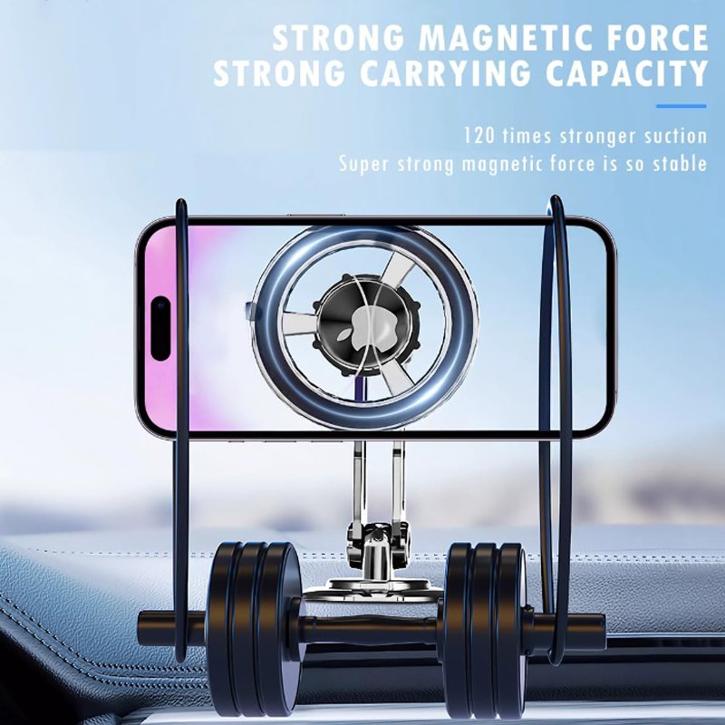 Universal 360° PRO magnetic car phone holder alloy folding adjustable holder with metal ring suitable for all smartphones