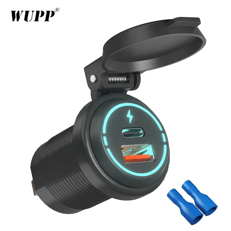 24v Usb Car Charger 3.0 Quick Charge Car Usb Charger Adapter Usb C