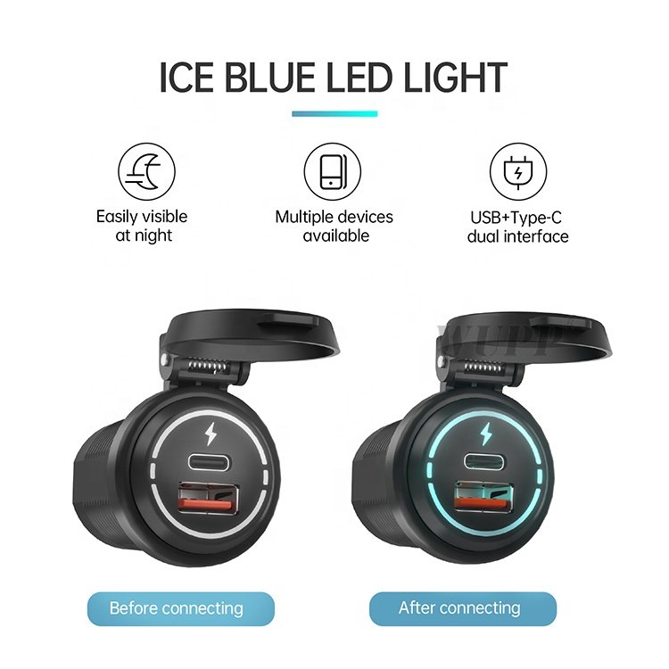 24v Usb Car Charger 3.0 Quick Charge Car Usb Charger Adapter Usb C