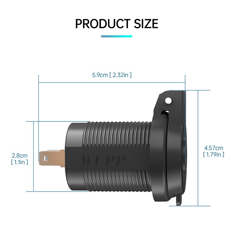 24v Usb Car Charger 3.0 Quick Charge Car Usb Charger Adapter Usb C