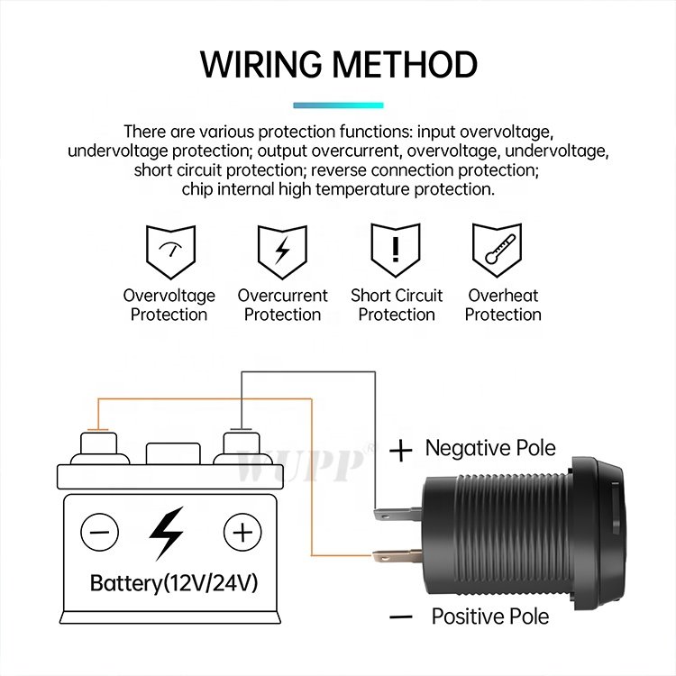 24v Usb Car Charger 3.0 Quick Charge Car Usb Charger Adapter Usb C