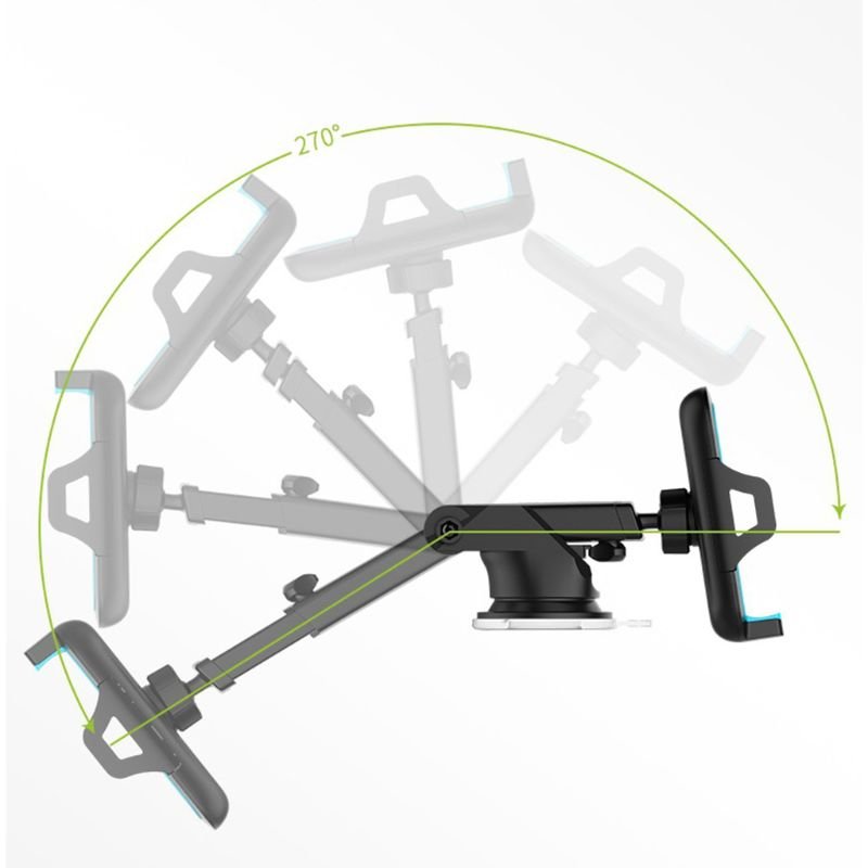 360 degree Rotate Universal Phone Car Holder Windshield Dash Suction Cup Mount Stand PH08