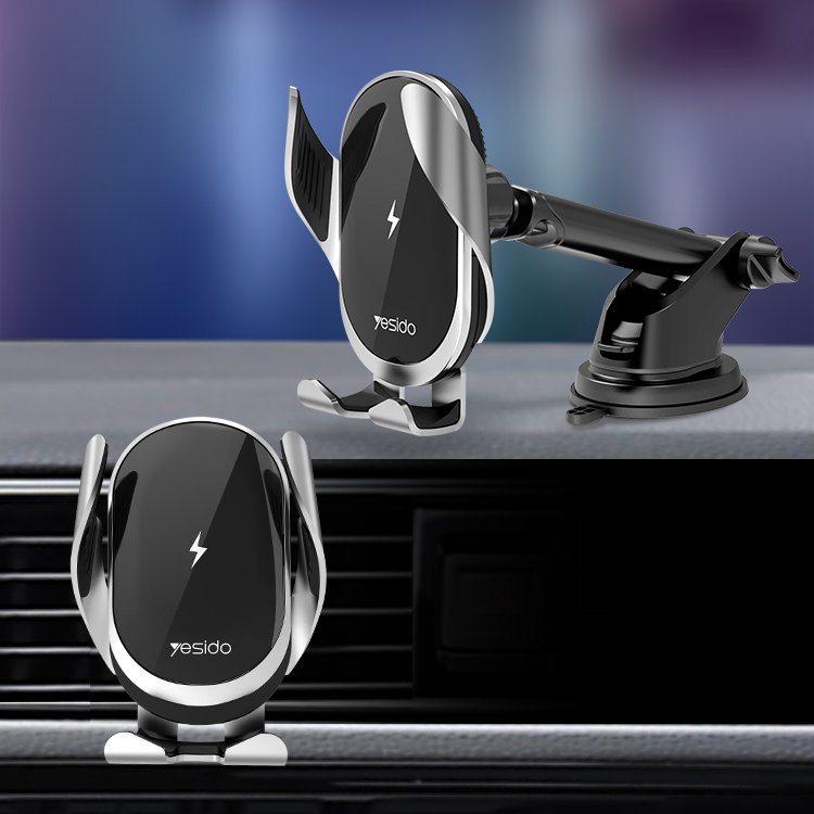 C78 Air Vent Phone Charging Holder Mount Mobile Phone Car Holder 15W Wireless Charger