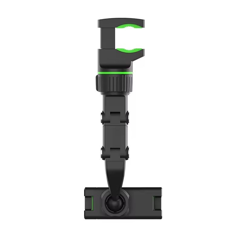Universal Car Rearview Mirror Mobile Phone Holder 360 Rotation Adjustable Foldable Flexible Cell Phone Mount For Car Rearview