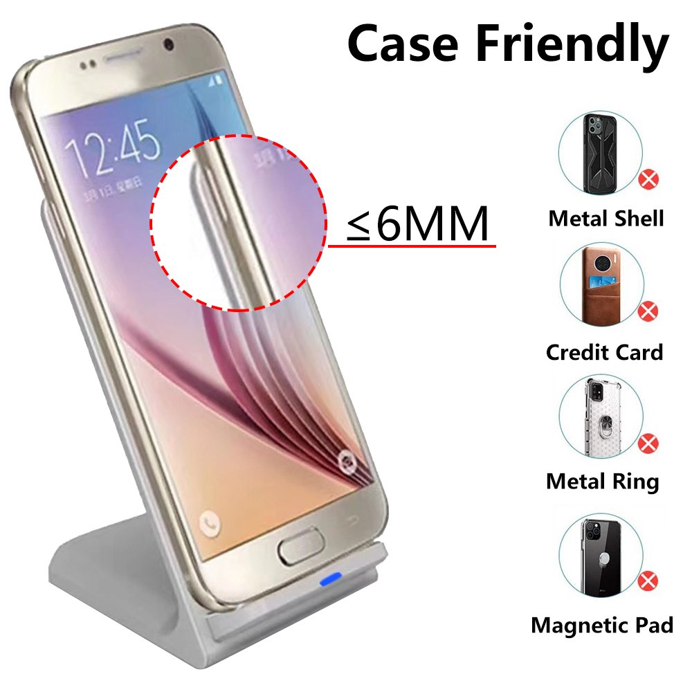Foldable Vertical 10W Wireless Chargers Fast Charging Stand Portable Customizable Logo wireless charger For IPhone Watch