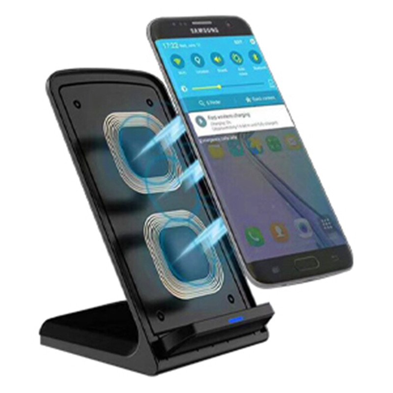 Foldable Vertical 10W Wireless Chargers Fast Charging Stand Portable Customizable Logo wireless charger For IPhone Watch