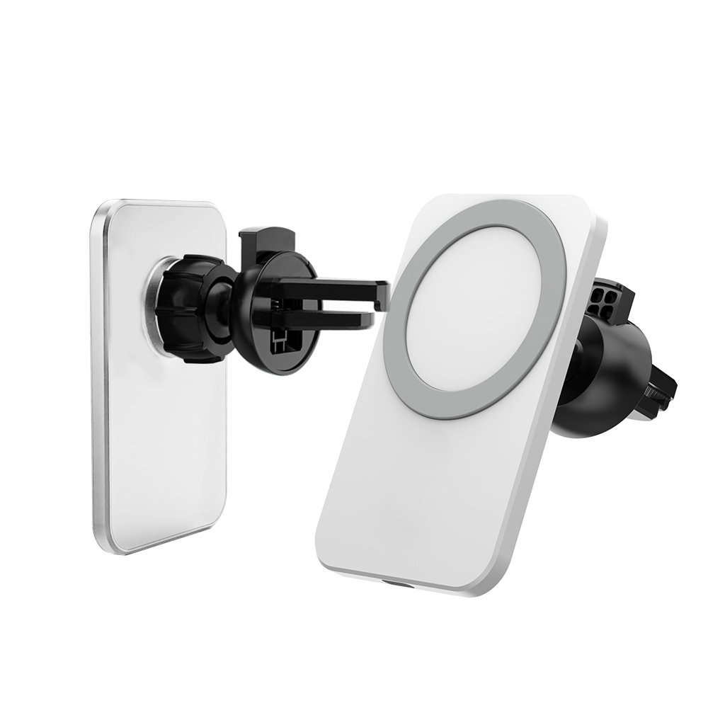 In stock Mobile Phone Charger Holder Mount Auto Magnet 15W Wireless Fast Car Charger for phone 14 15