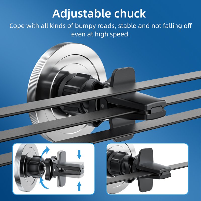 Factory Metal Car Phone Mount For iPhone15 Magnet vent Car Bracket Magnetic Car Phone Holder