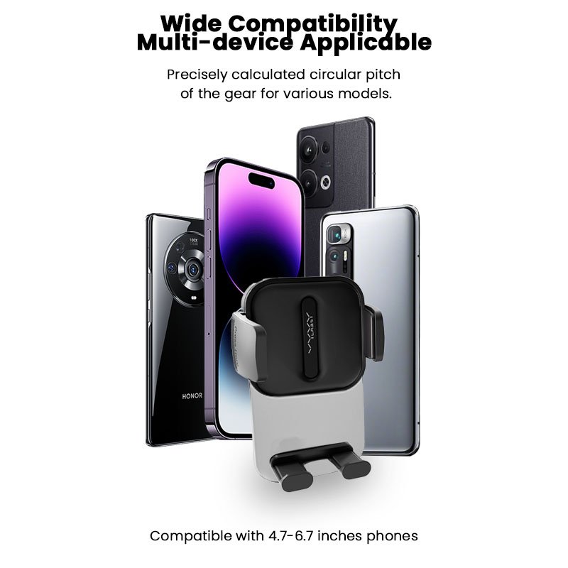 Vyvylabs Universal Car Mount Dashboard Windshield Suction Pull-down Car Phone Holder Steady Clamp Car Holder for All Smartphones