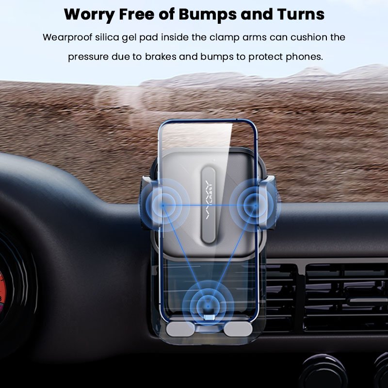 Vyvylabs Universal Car Mount Dashboard Windshield Suction Pull-down Car Phone Holder Steady Clamp Car Holder for All Smartphones