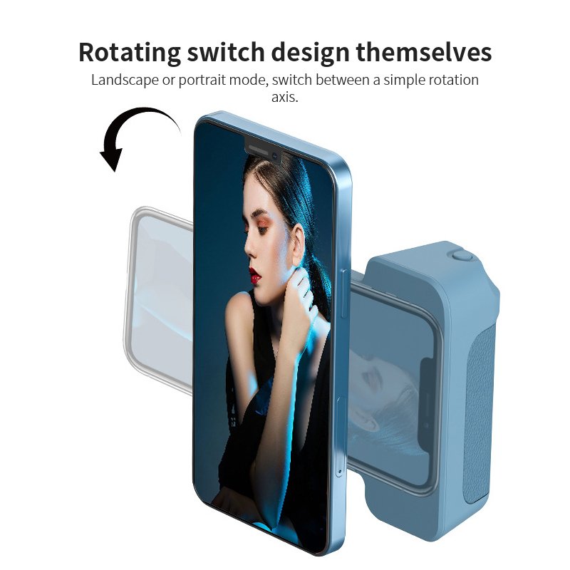 Magnetic Phone Mount Camera Handle Mobile Phone Holder With Power Bank 3300 mAh For All Smart Phone Selfie Booster