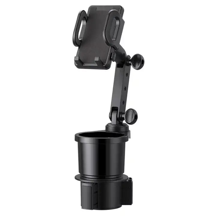 2 in 1 Universal Car Water Cup Drink Holder And 360 Rotating Adjustable Cell Phone Holder For Car Cup Phone Holder Mount