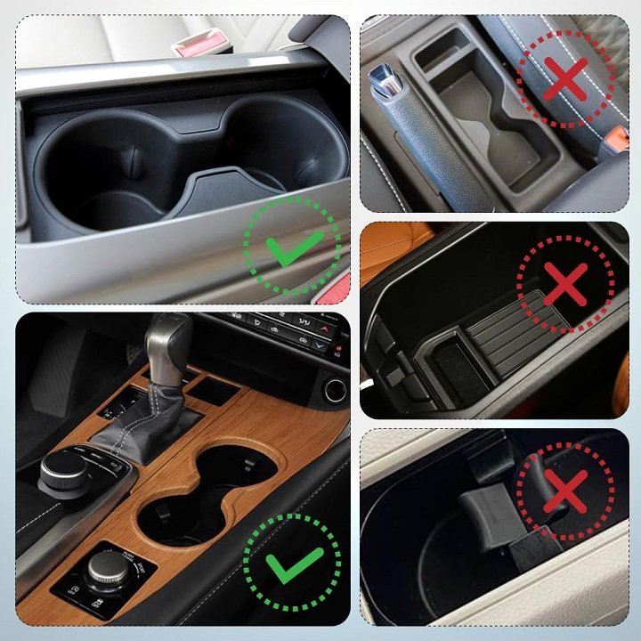 2 in 1 Universal Car Water Cup Drink Holder And 360 Rotating Adjustable Cell Phone Holder For Car Cup Phone Holder Mount