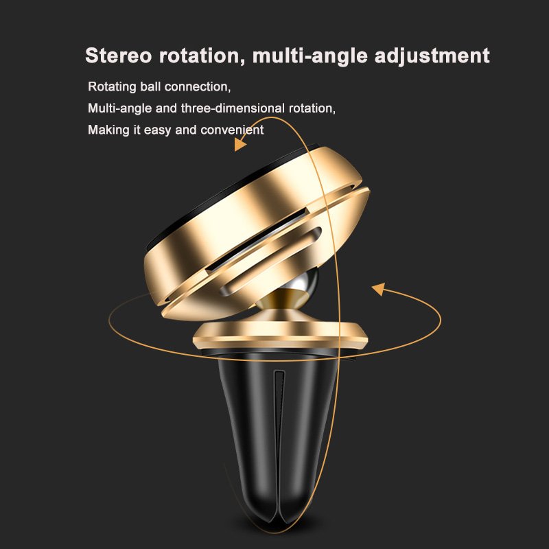 2 in 1 functional Adsorbable Phone 360 Rotating magnetic car perfume phone cradle stable Detachable Airvent Outlet Mount Holder